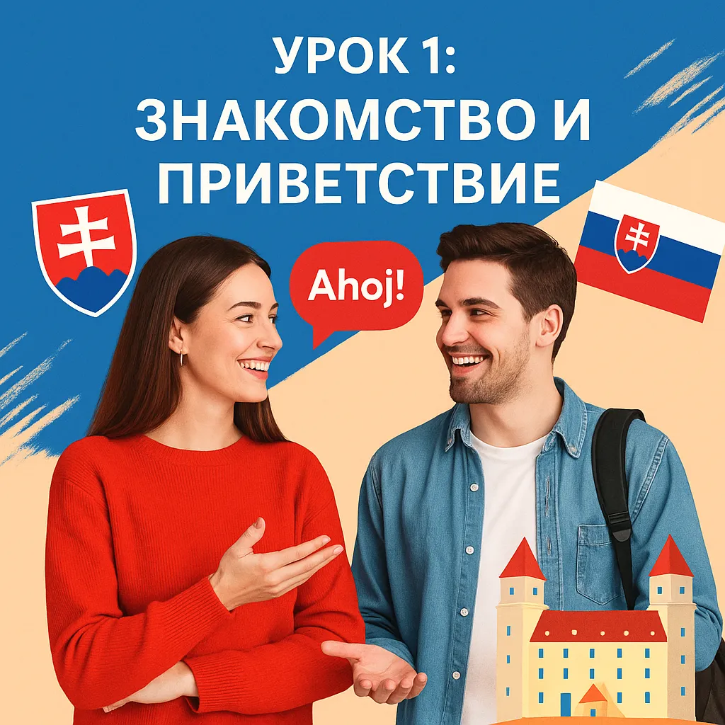 Урок 1: Знакомство и приветствие — изучение словацкого языка онлайн