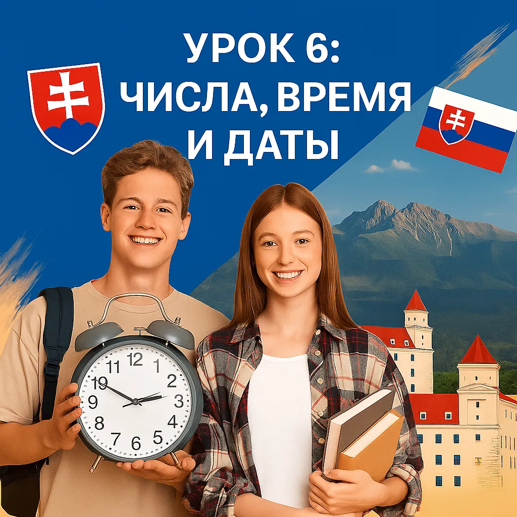 Изучение словацкого языка — время, дата и числа